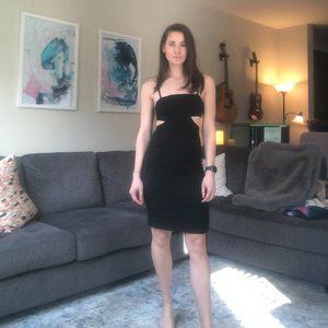 Black Halo Caitlin Cutout Sheath Dress